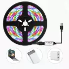 0.5m-5m 2835 6V RGB 30-300 LED Strip Lights IP20 Waterproof 24 KEY IR Controller