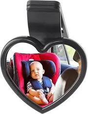 Back Facing Child Seat Mirrow | Heart-Shaped Back Facing Rearview Mirrow,360 ° Adjustable Child Car Seat Mirrow, Back-facing car seat, Adjustable car seat for Cars, Auto, Rvs, Suvs