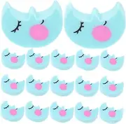 Angoily 50pcs Compact Moon Shaped Mini Erasers for Cute Kawaii Daily Use Erasers for Classroom Cartoon Stationery Accessories Engaging Portable Study Tools