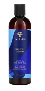 As I Am Anti-Dandruff Conditioner Dry & Itchy Olive Oil & Tea Tree 355mL(12oz)