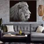 [ LEO ] 厚版北歐風黑白獅子掛布 | NANINANA