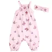 Baby Girls Butterfly Romper Bodysuit set Catherine Malandrino