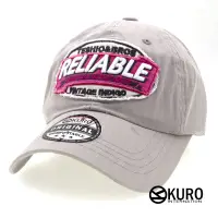 在飛比找蝦皮商城優惠-KURO-SHOP韓國進口灰色RELIABLE老帽棒球帽布帽