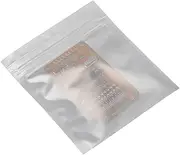 100pcs Antistatic Zip Lock Resealable Pouch for Electronic Components Storage Waterproof (8 * 9cm)