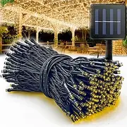 Outdoor Waterproof Solar LED String Lights 5M-20LEDs 7M-50LEDs 12mM-100LEDs 22M-200LEDs Christmas Fairy Light Holiday Lighting Tree Lights Wedding Party Christ