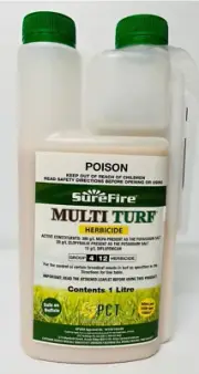 Multi Turf Lawn Herbicide 1LT - Triple Active Formula - Similar to Bow & Arrow