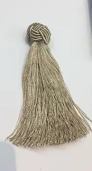100 pieces Round ball taupe Key tassel perfect for runners pillows keychains