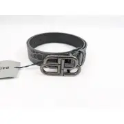 Balenciaga Large BB Belt in Black BNWB 80