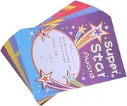 Veemoon 200Pcs Award Certificates Cartoon Design for Boys Motivational School Supplies Encouragement Recognition Certificates for Students Ceremonies