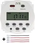 12V Timer Switch - Programmable, DC/AC/Solar Battery Powered | 12 Volt White