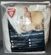 Primaloft Ultra Plush Mattress Pad King 78 x 80" luxury 100% cotton cover 400tc