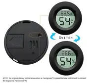 4x LCD Mini Digital Thermometer Hygrometer: Measures Temp & Humidity.