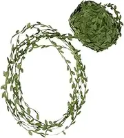 OSOLADY 1pc DIY Garland Vine Willow Leaf Decoration Artificial Rattan Plants for Home Decor Photography Props Wedding and Party Decoration Cloth Material