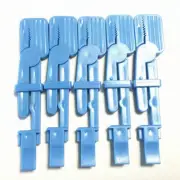 5x Dental X-Ray Film Holder Snap Clips Ray Plastic Clip Lab Equipment Blue Color