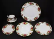 Royal Albert Fine Bone China Old Country Roses 6 Piece Place Setting