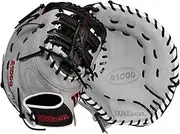 WILSON 2024 A1000 1620 12.5” Baseball First Base Mitt - Silver/Black/Red
