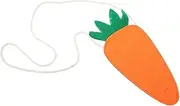 [TINEASUR] Easter Carrot Storage Bag Girl's Carrot Decor Bag Portable Purse for Kids