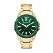 Armani Exchange Three-Hand Date Gold-Tone Stainless Steel Watch AX1951