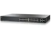 Cisco SG200-26 Gigabit Ethernet Smart Switch 10/100/1000 2 Combo Mini-GBIC Ports