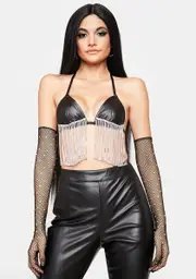 Shakin' It Vegan Leather Pants Set