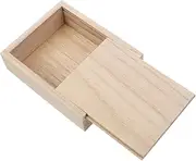 CHICAMPERA Wooden Storage Box Compact Playing Card Holder Case Fine Workmanship Wooden Material for Friends Simple Storage for Deck Cards