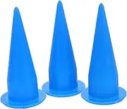 3 Pcs Glue Nozzle Caulking Nozzle Cones Nozzles Caulk Nozzle Caulk Extension Nozzle Caulking Nozzle Tips Caulking Tips Joint Filling Tool Plastic Extender Applicator Cone Nozzle