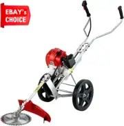 62Cc Petrol Wheel Brush Cutter 2-Stroke Grass Trimmer Saw Lawn Garden Tool 3-in-