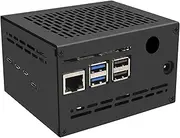 Geekworm X1202-C1 Metal Case for Raspberry Pi 5 & X1202 UPS Shield