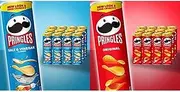 Pringles Salt and Vinegar, 12 Pack (12 x 134g) & Pringles Original, 12 Pack (12 x 134g) bundle