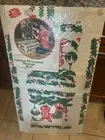 vintage christmas Decoration storage box 1980s Kmart Made USA Retro Movie Prop
