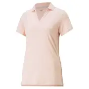 Puma Womens Cloudspun Coast Polo - 53299121 - Rose Dust Heather - S