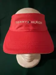 Tommy Hilfiger LOGO Golf Visor/Cap with Adjustable Strap "NWT" Dark Pink ADULT +