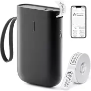 Label Maker Machine D11 Label Printer Tape Included Portable Wireless Connection
