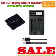 NP-50 Battery + Charger for FUJIFILM for Pentax D-Li68 for KODAK KLIC-7004 K7004