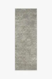 75' x 215' | Machine Washable Runner Rug | Kid & Pet Friendly | Indoor Rug | Gabbeh Grey Rug | Ruggable