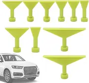 Dent Fixer Tabs For Cars | 10-Pieces No Paint Pulling Glue Tabs | Car Body Repair Tools For Vehicle Doors And Hoods, Motorcycles, Home Appliances