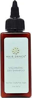 Dry Shampoo Volume Powder 100% Natural & Organic Jumbo size. For Dark Hair and Blonde