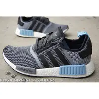 在飛比找蝦皮商城精選優惠-【HYDRA】adidas NMD R1 灰黑 水藍 編織 