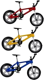 SUPVOX 3pcs Mini Finger Bike Lightweight Alloy Finger Training Devices for Fun Fingertip Movement for Display Play