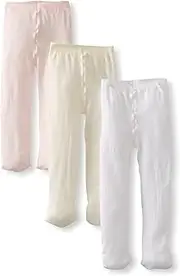 [Jefferies Socks] Baby Girls' Microfiber 3 Pack Tight