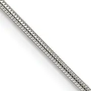 16 Inch Sterling Silver 1.2mm Snake Chain