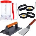Griddle Breakfast Kit Compatible with Blackstone Griddle, Pancake Batter Dispens