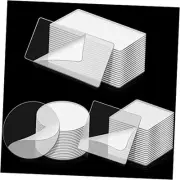 60 Pieces Double Sided Sticky Tape Clear Mounting Square Tape Self Adhesive