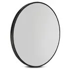 Wall Mirror Makeup 80cm Home Decor Framed Mirrors Bathroom Round Black Dec BK-80