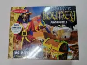 Melissa & Doug Pirate's Bounty 100 Piece Floor Puzzle 2' X 3' Sealed #4402