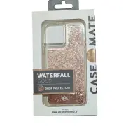 i8. Case-Mate WATERFALL Gold Case for iPhone 11 Pro (2019 5.8 inch), Gold Glitte