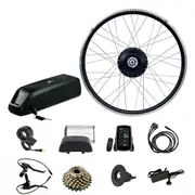 TDR DIY Rear Hub 48V 500W eBike Conversion Kit for 28 Inch 29 Inch 700C Bicycle with 48V 10AH Battery and Intelligent LCD Display