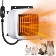 Dog House Heater with Thermostat, Pet House Heater with 6FT anti Chew Cord and S