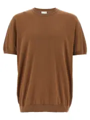 [Pal Zileri] Pal Zileri-Knitted T Shirt Marrone-Uomo 52IT