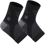 Abbraccia 1 Pair Ankle Compression Socks Elastic Sports Accessories Ankle Sleeves